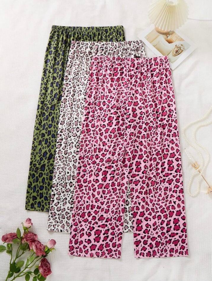 Pack of 3 Cheetah Printed Plazo For Her (RX-429)