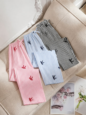 Pack Of 3 Bow And Lining Printed Plazzo for her (RX-481)