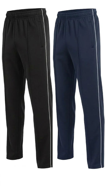 Pack of 2 Front Stitch Terry Trousers ( Black,Navy blue) (RX-510)